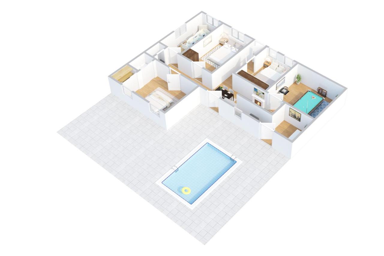 Heated Pool Game Room Firepit Domain Q2 Stadium - 3