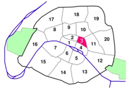 Joli studio grand et calme, Marais - 5