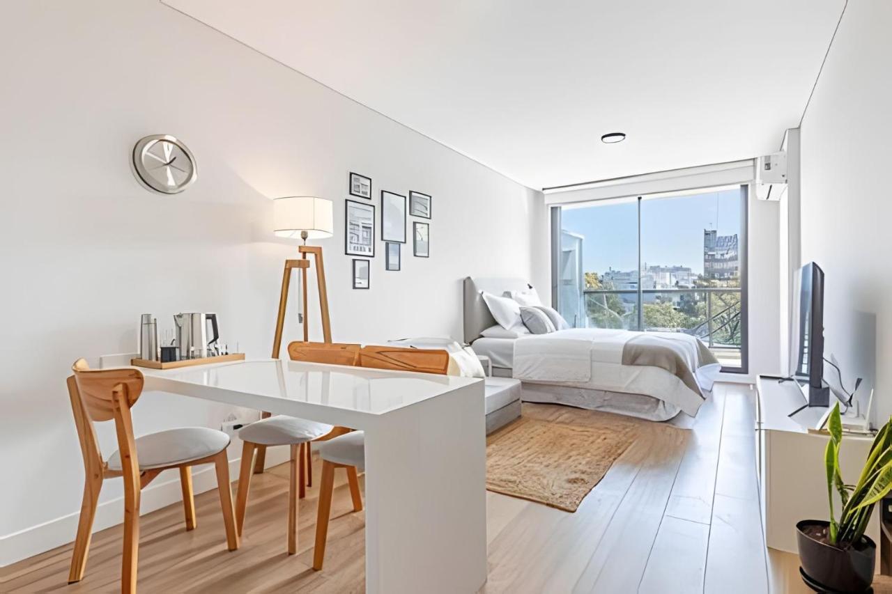 Sunny Studio with Coworking Space, Balcony & Pool