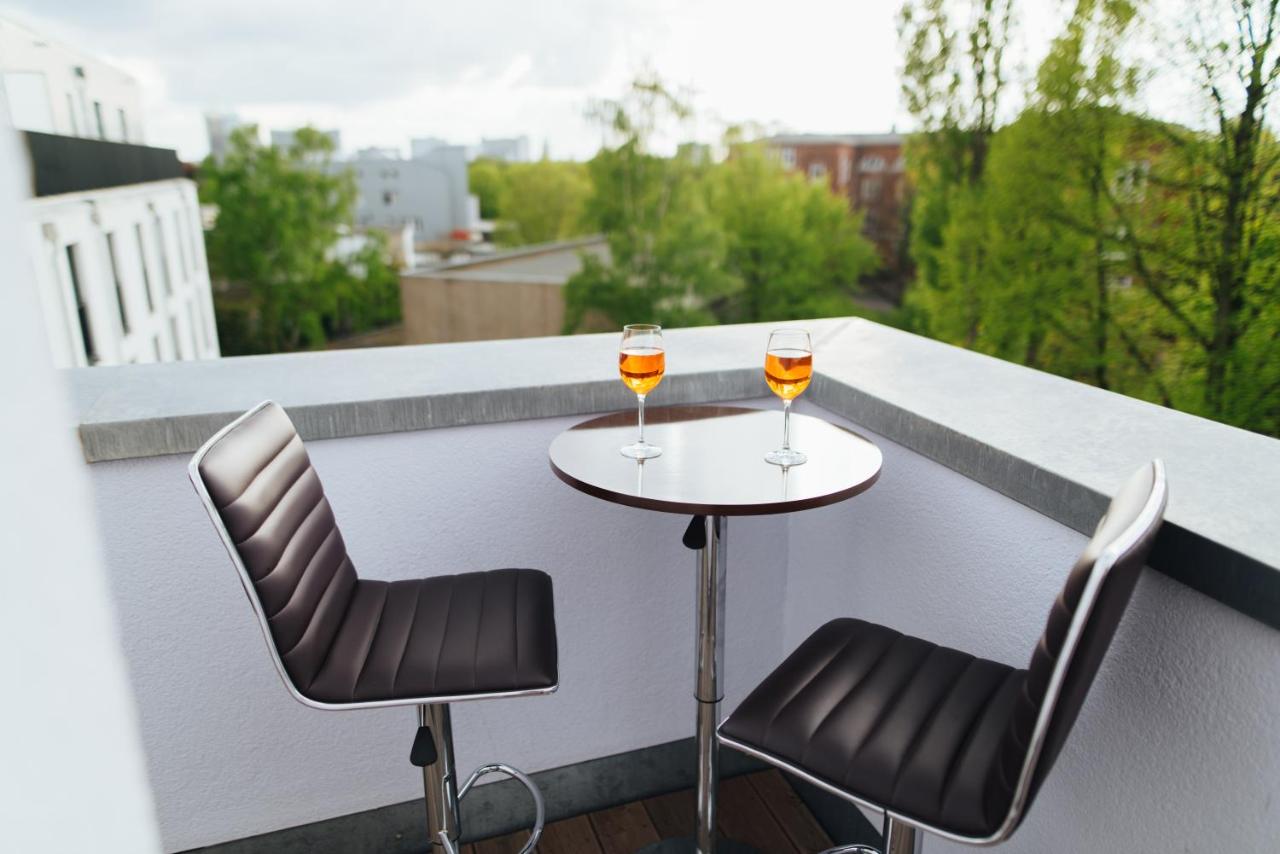 Zentrale, moderne Hamburg City Apartments mit Balkon oder Dachterrasse