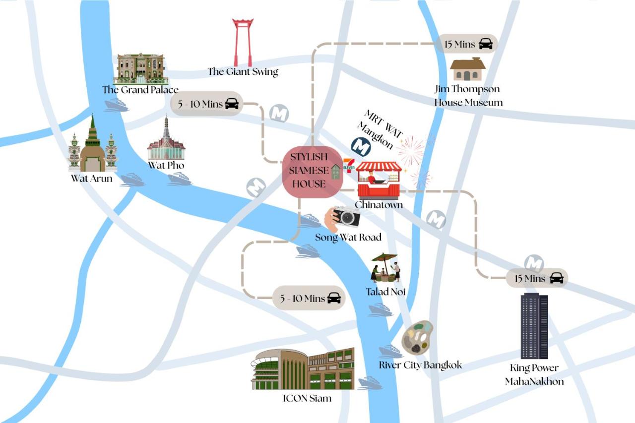 Stylist Siamese Design House Steps To Chinatown - Self Check In - 5