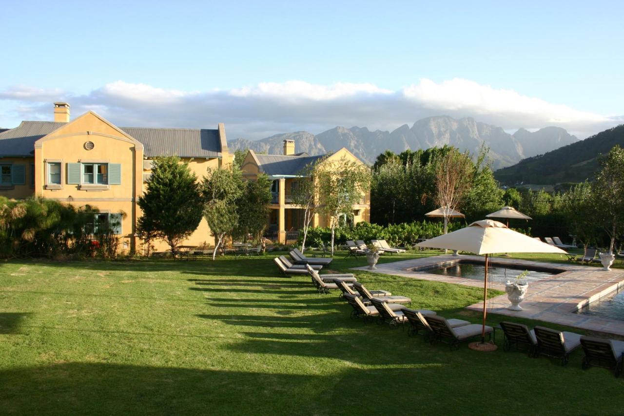 Heated swimming pool: Franschhoek Country House & Villas