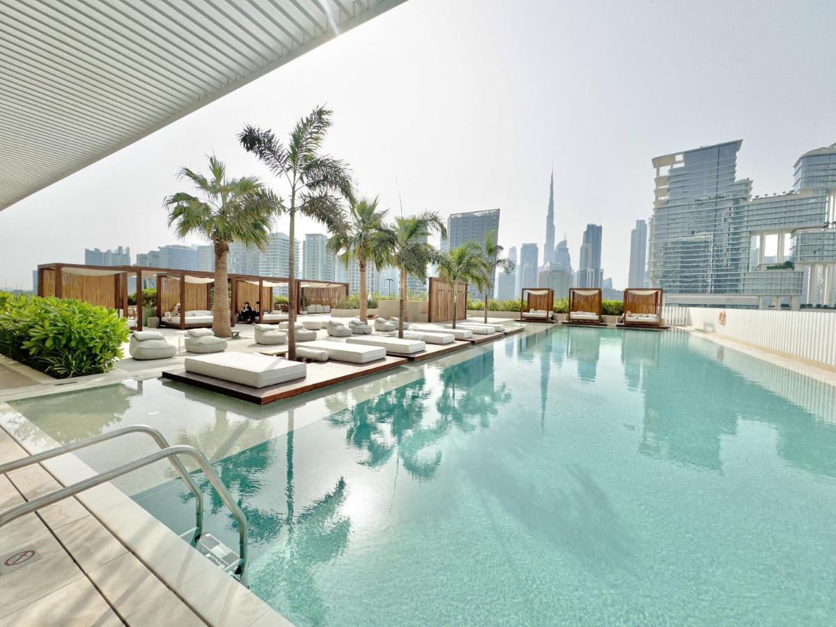 Modern Studio at Upside Living, Business Bay with Burj Khalifa View