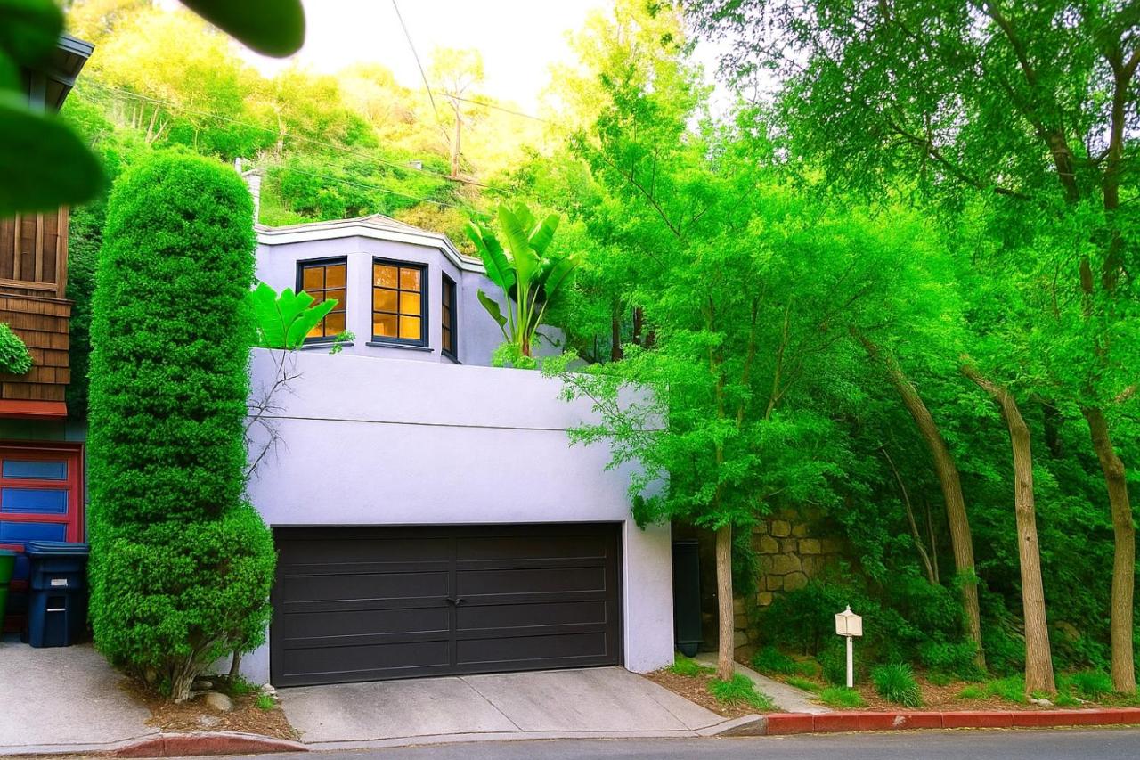 Enchanting Gated Hollywood Hills Oasis with Tranquil Treet-Top Views, Outdoor Living Room and Patios, Magical Zen Garden, Plus Bonus Romantic Guest House and Free Garage in LA's Most Desirable Central Serene Area, Sleeps 8-10