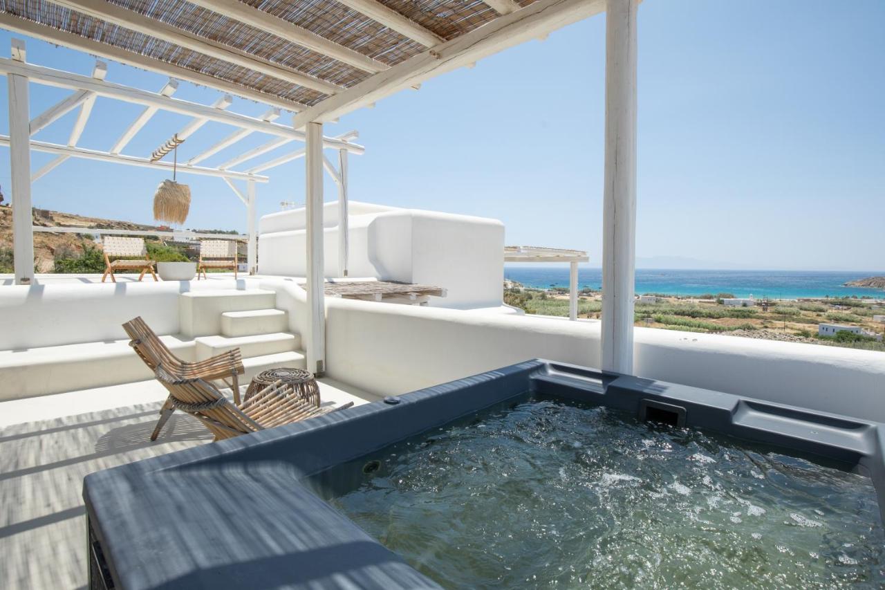 Mykonos Stone Villa Kalo Livadi Sea View