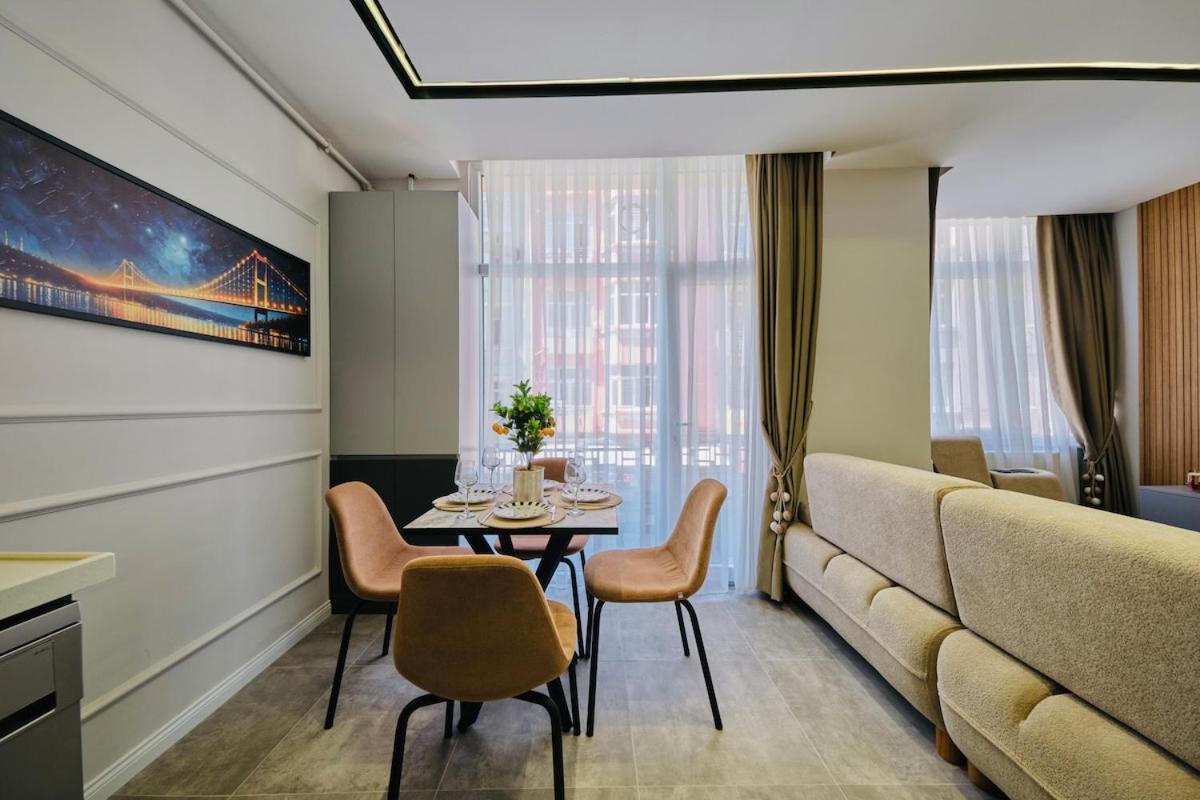 Taksim Square 1 plus 1 fully equipped air conditioned luxury apartment - 4