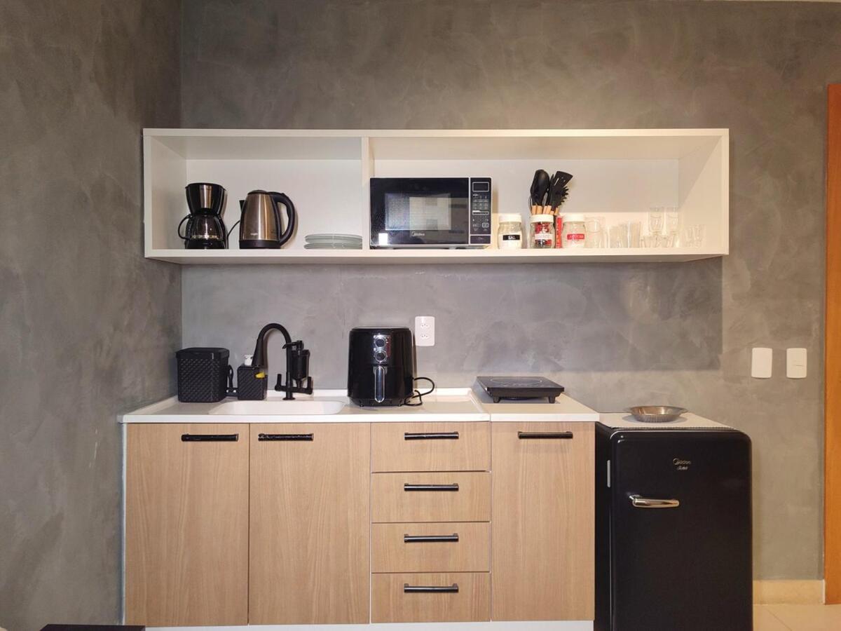 Studio com piscina no Casa Mauá