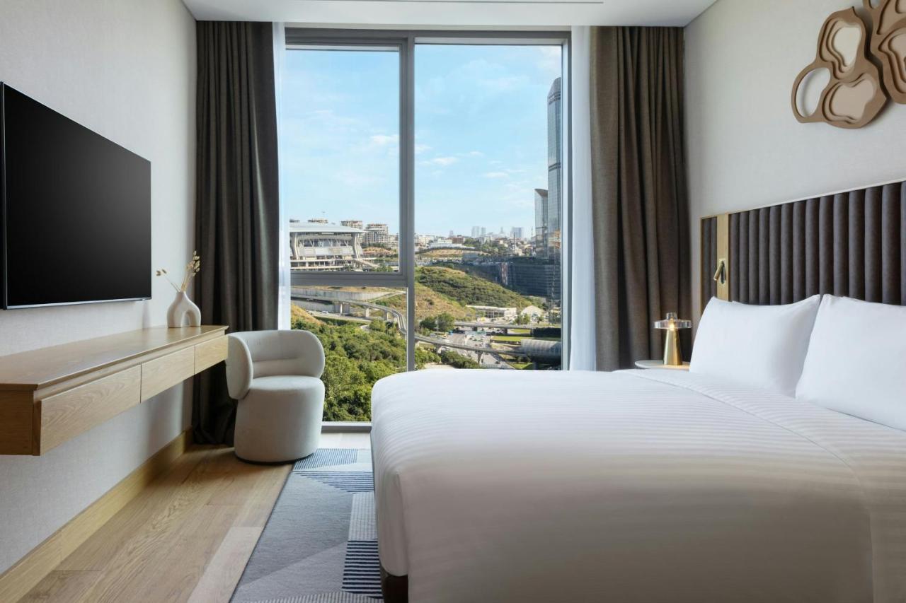 One-Bedroom King Apartment with Sofa Bed and City View