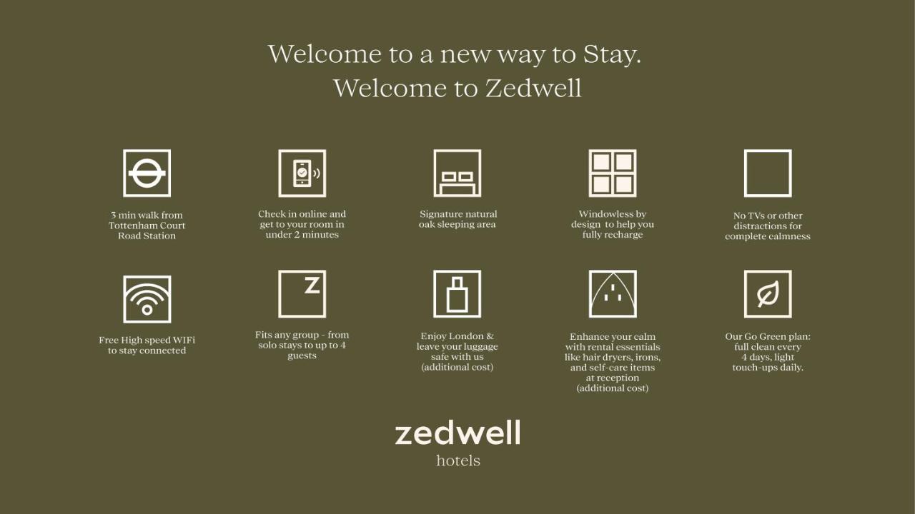 Zedwell Underground Hotel Tottenham Court Rd - 2