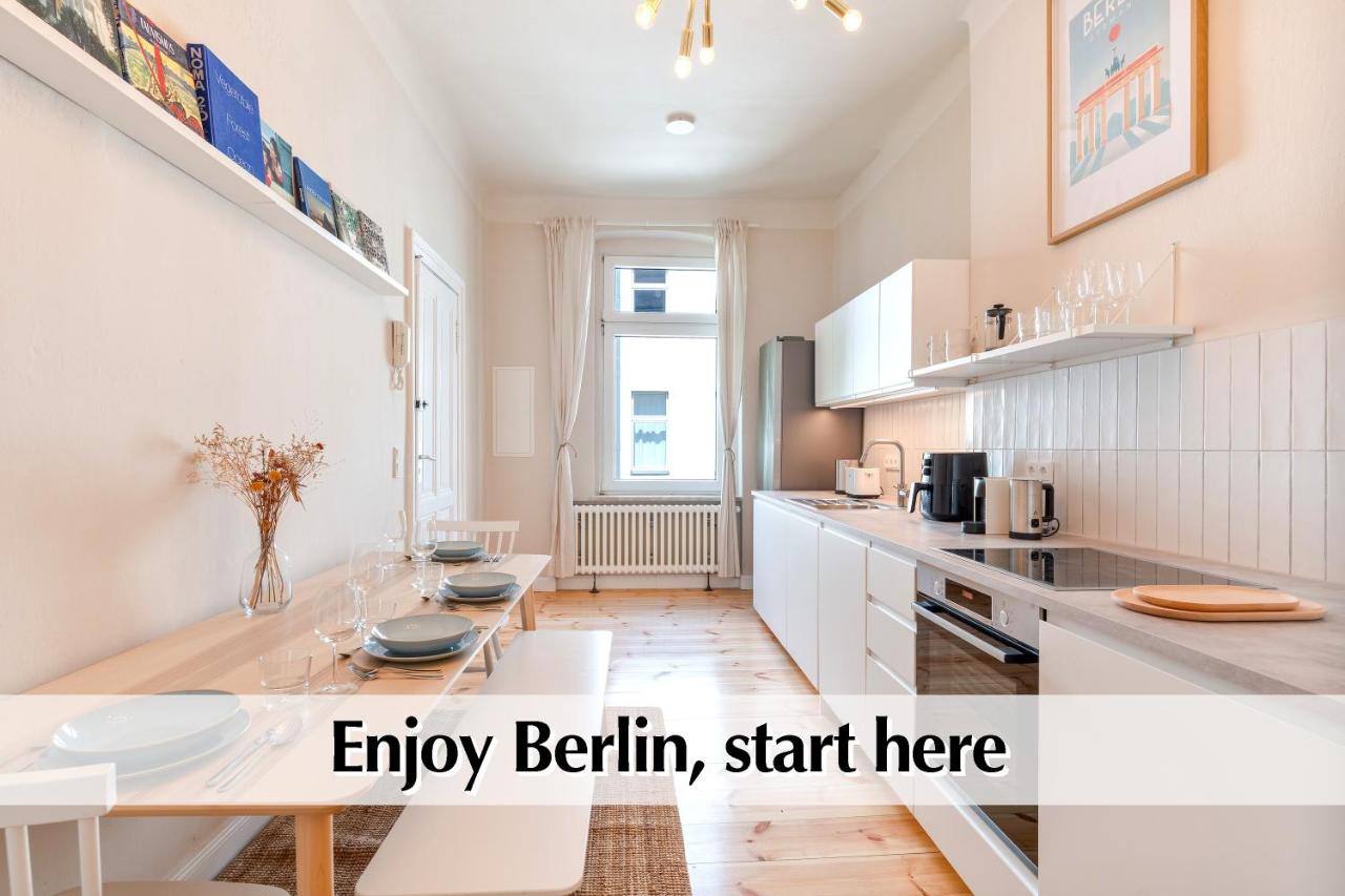 Calm City Escape - 75m2 Central Berlin Altbau-Apartment, 2BR, Smart-TV, Garden - 2