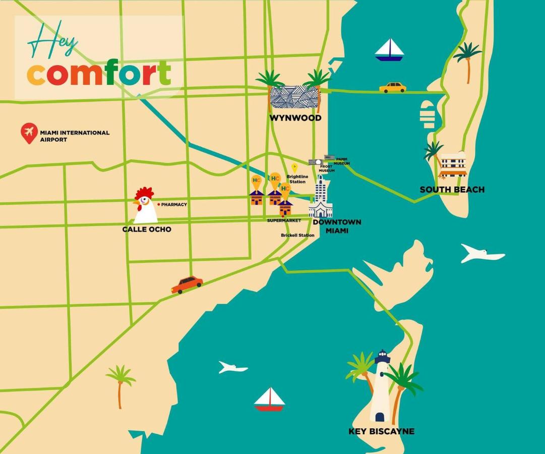 Bright and Airy Miami 1BR Apt Near Brickell - 2