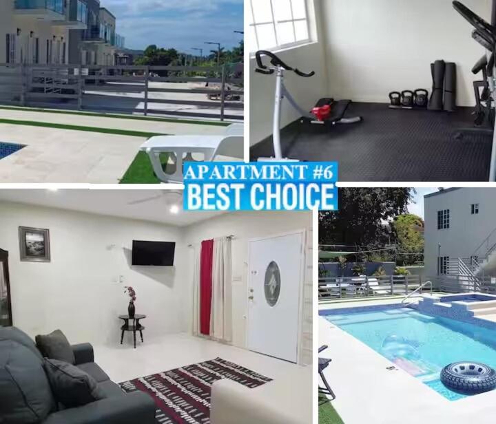 MIRANDO PLACE #6--- BEACH CLUB ACCESS, ,POOL, HOTTUB, GYM,3 LOUNGES, APARTMENT #6-Airport 10 mins