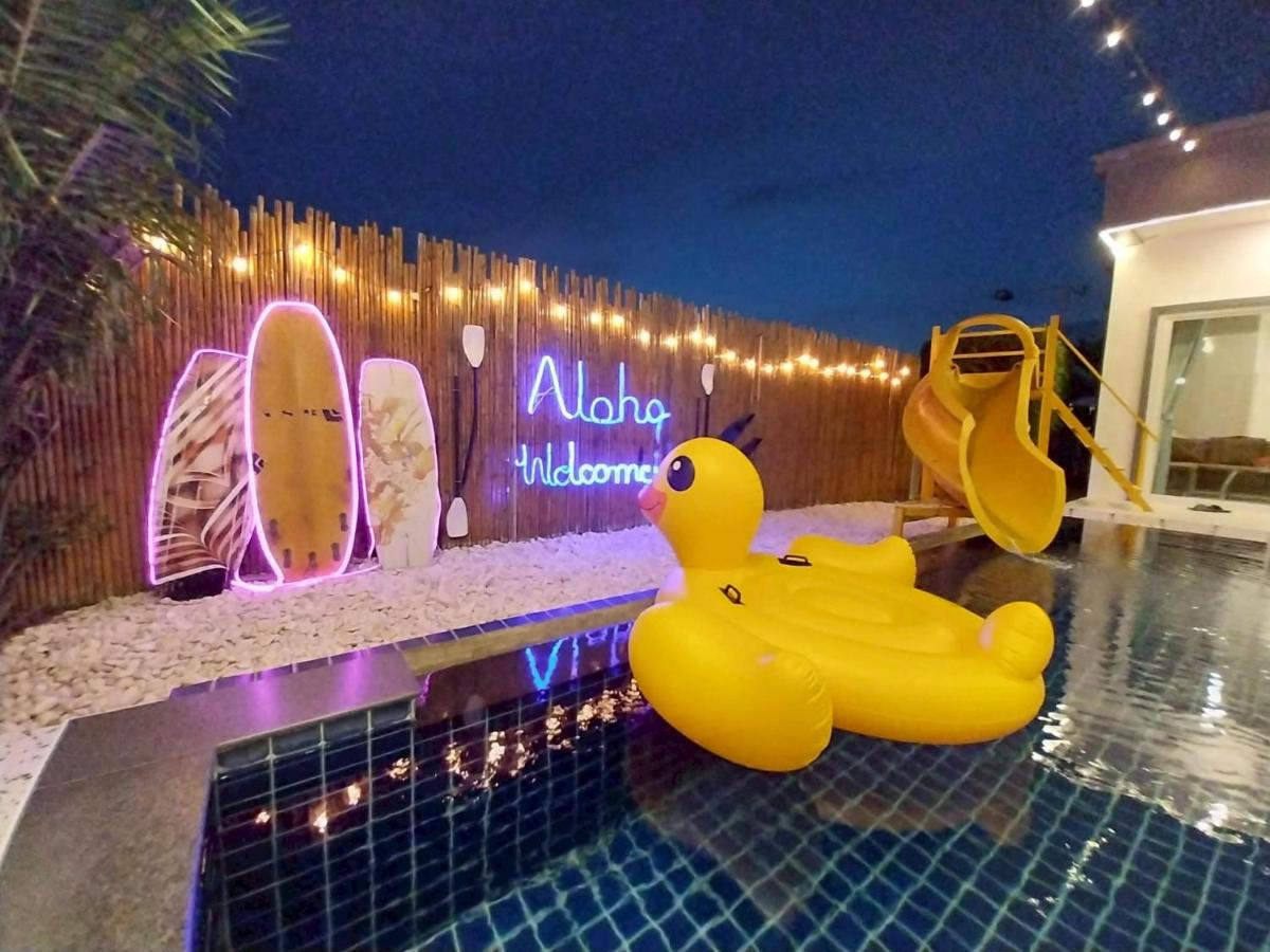 View of Aloha Pool Villa with Slide BBQ Karaoke 12ppl