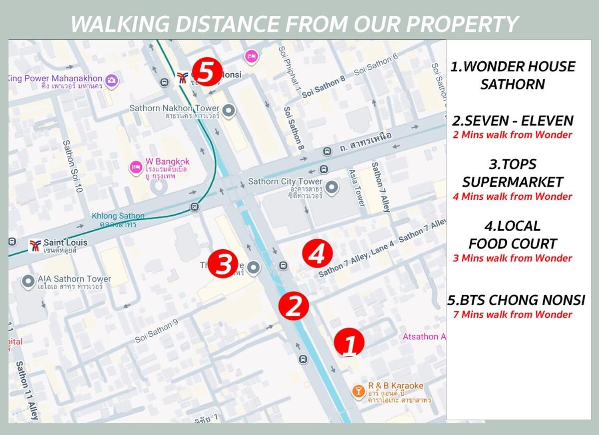 2 Bedrooms for 4 Guests with Kitchen at Heart of Sathorn - 3