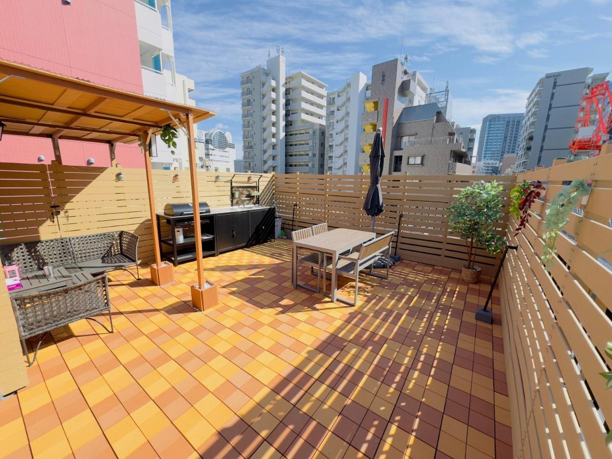 HANA Kyobashi 3-4-5F can accommodate 10 people BBQ terrace JR Airport direct to Kyobashi Station 3-5 minutes from the station - 3