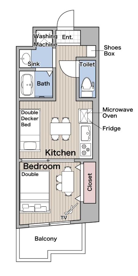 Hotel Namba East 304 - 5