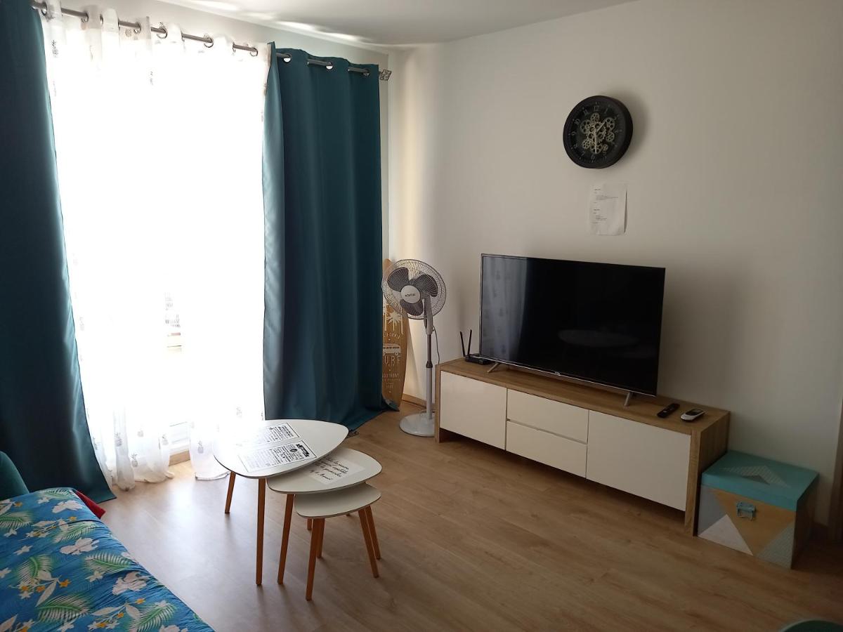 Appartement 2 chambres centre Papeete vue Moorea - 5