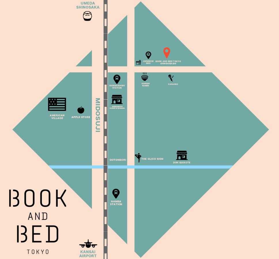 BOOK AND BED TOKYO Shinsaibashi - 4