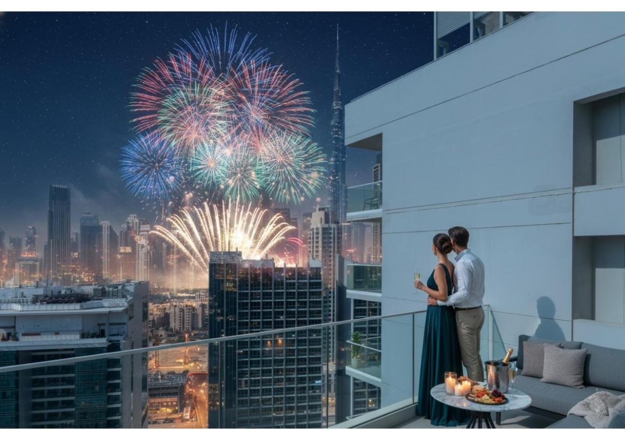 Reva Residence - Luxe 1BR with Burj Khalifa View