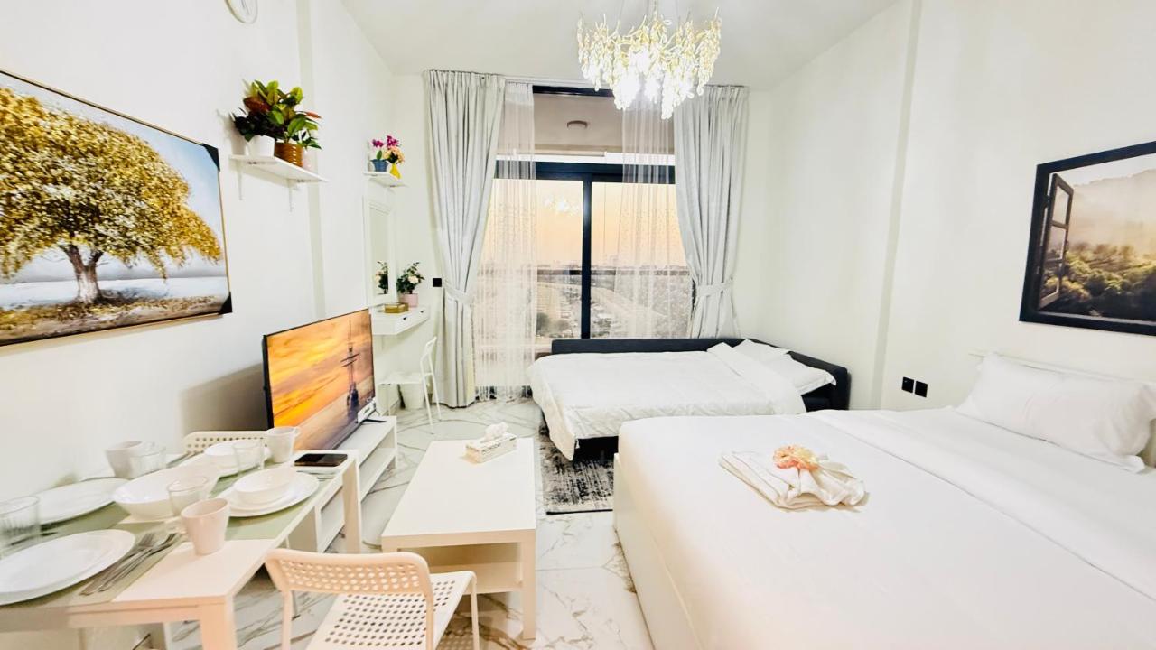 Petalz Luxury furnished studio with Balcony Swimming Pool Gym Kids play ground