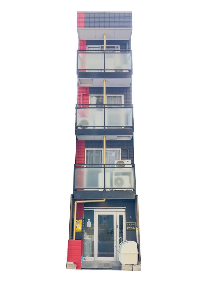 401 Dotonbori River5 min walk to Dotonbori Kuromon Market Shinsaibashi, Namba business district washing machine on balcony 1F free dryer microwave - 5