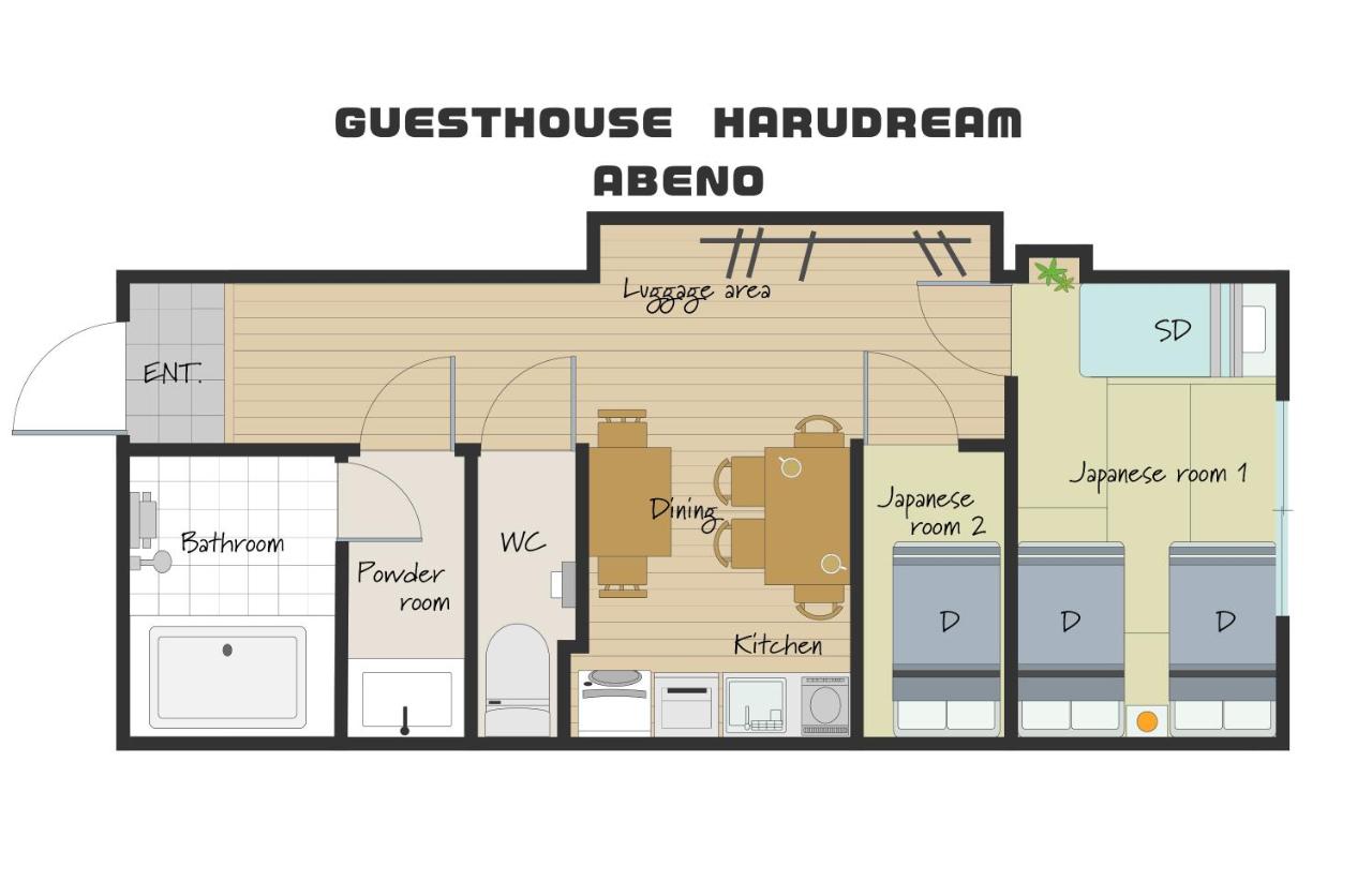Guest House HARU DREAM ABENO - 4