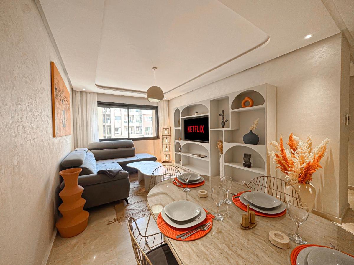 Le Pavillon Gueliz Appart Chic Confort et Piscine - 3