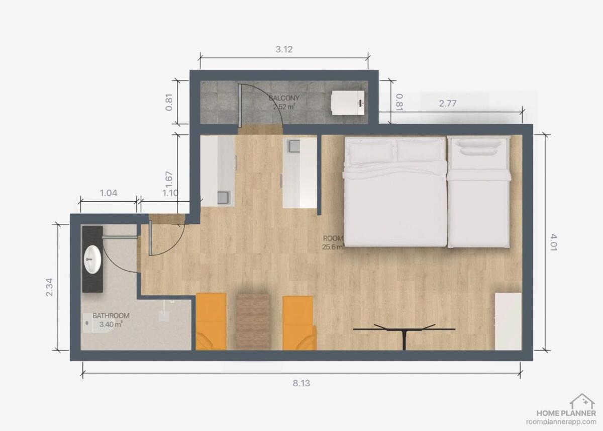 Studio for 3 Guests with Kitchen at Center Sathorn - 2