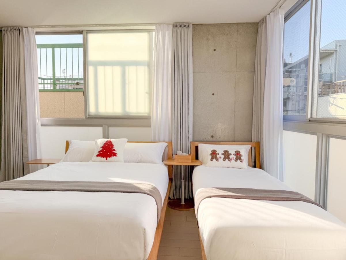 401Room,7-minute walk from Uguisudani Station located on the 4nd floor of an apartment-style building Twin room No elevator