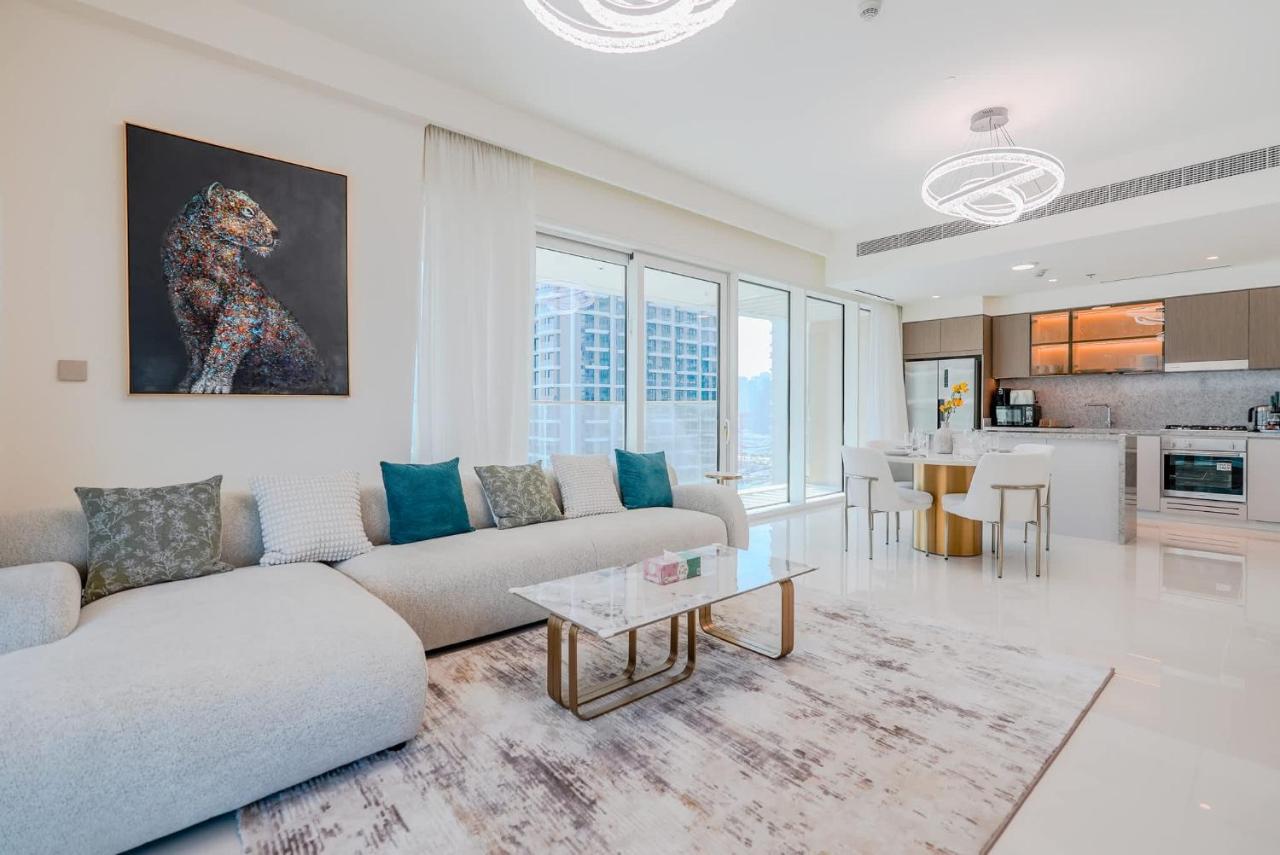 TRPS - Grand Bleu Tower 2, EMAAR Beachfront - Atlantis & Marina View, Private Beach, Furnished - 5