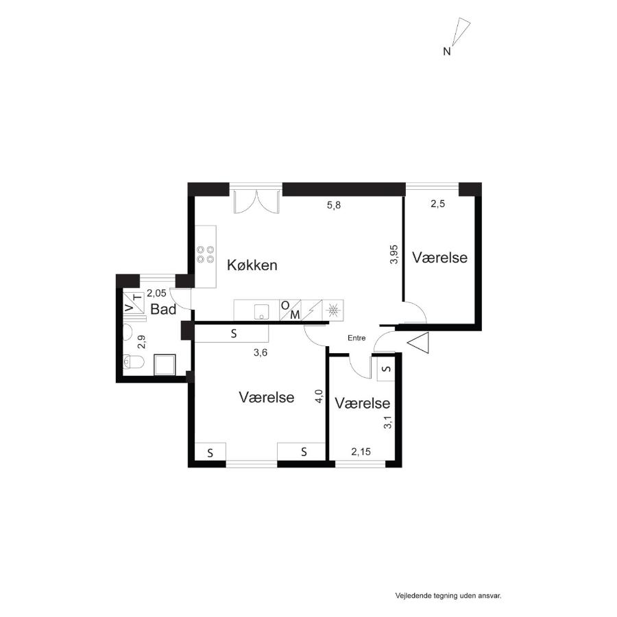 Cypernsvej 19a, kld - 5