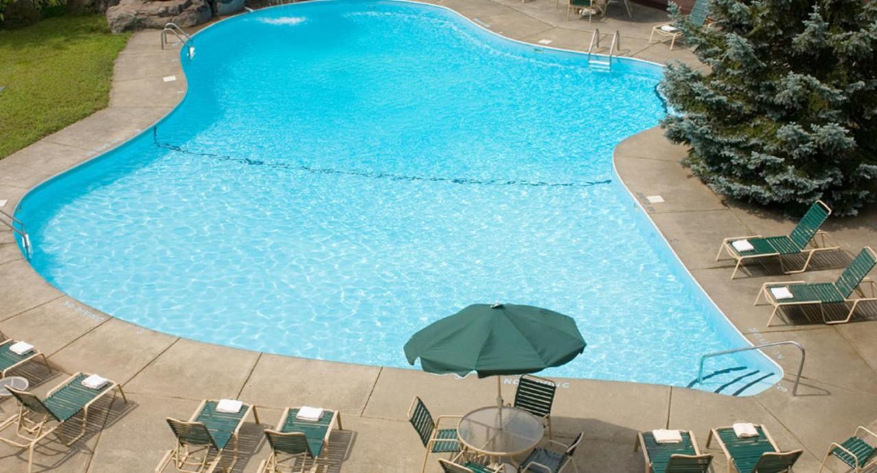 Heated swimming pool: The Chateau Resort