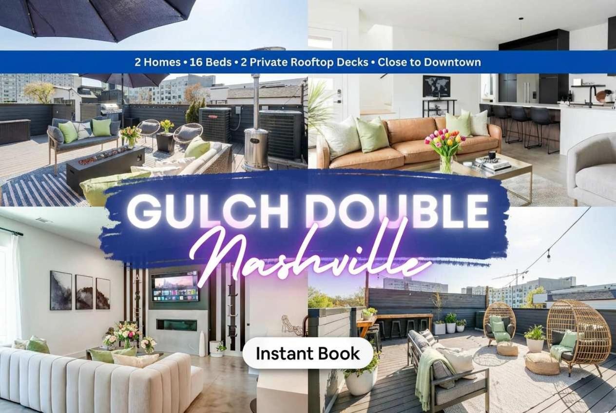 Dual Homes Rooftop Deck in Downtown Nashville