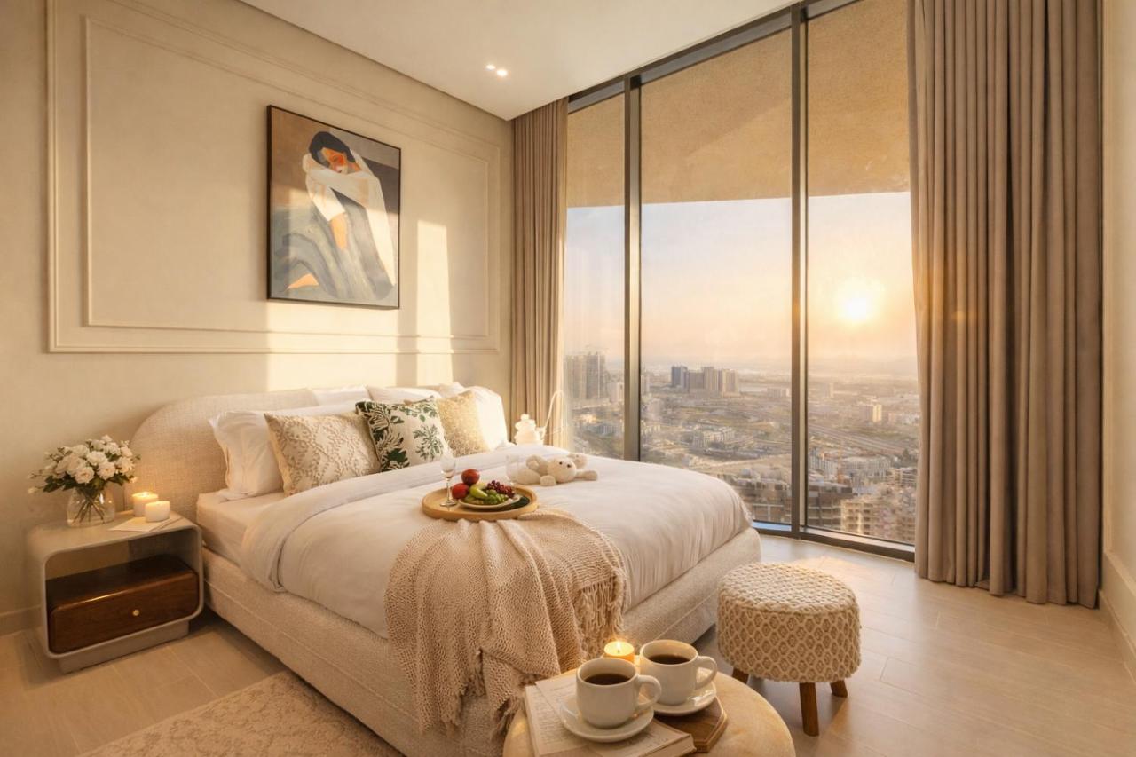 Luxury Apartment in JVC with Private Balcony Pool - 2