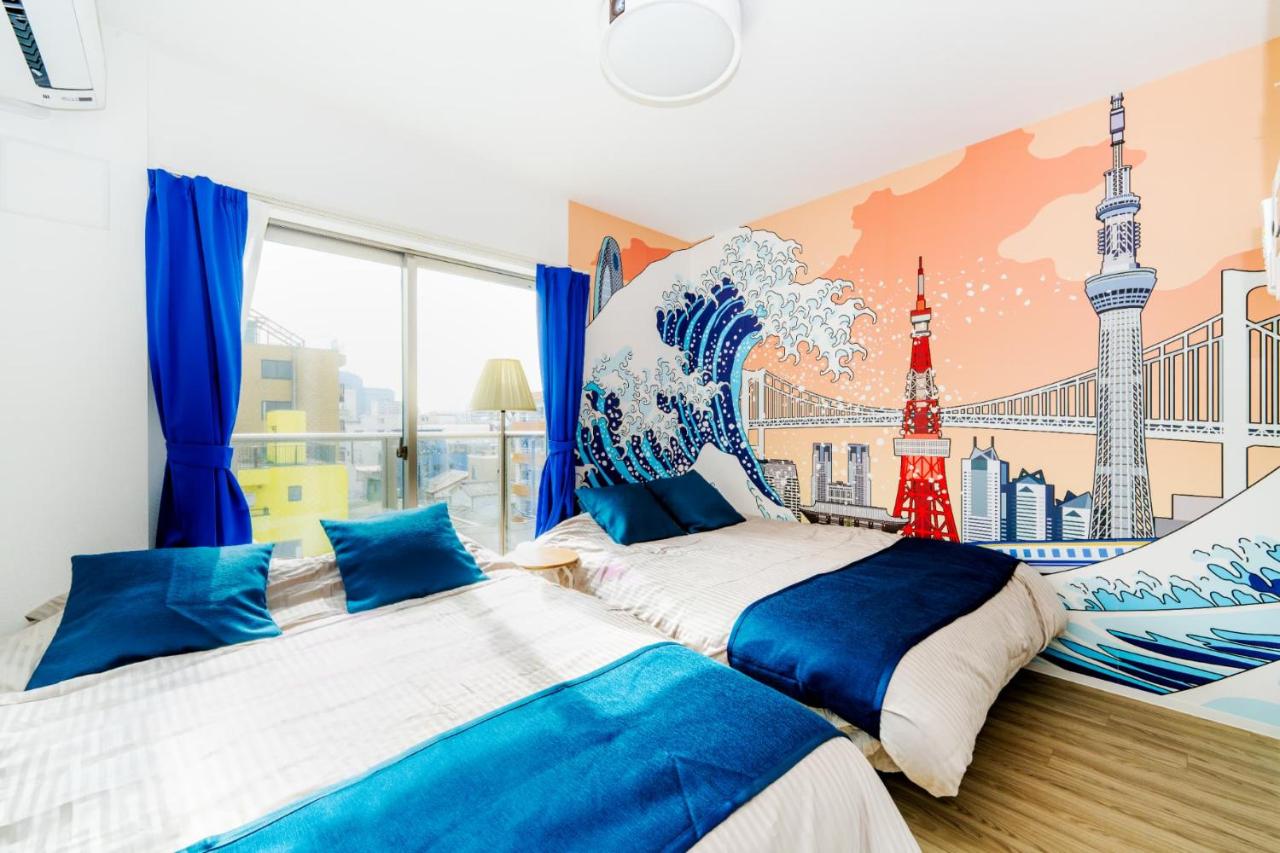 LEON RESORT HOTEL Max5-10people Sumiyoshi 8min Skytree 10min Kinshicho Taxi1meter