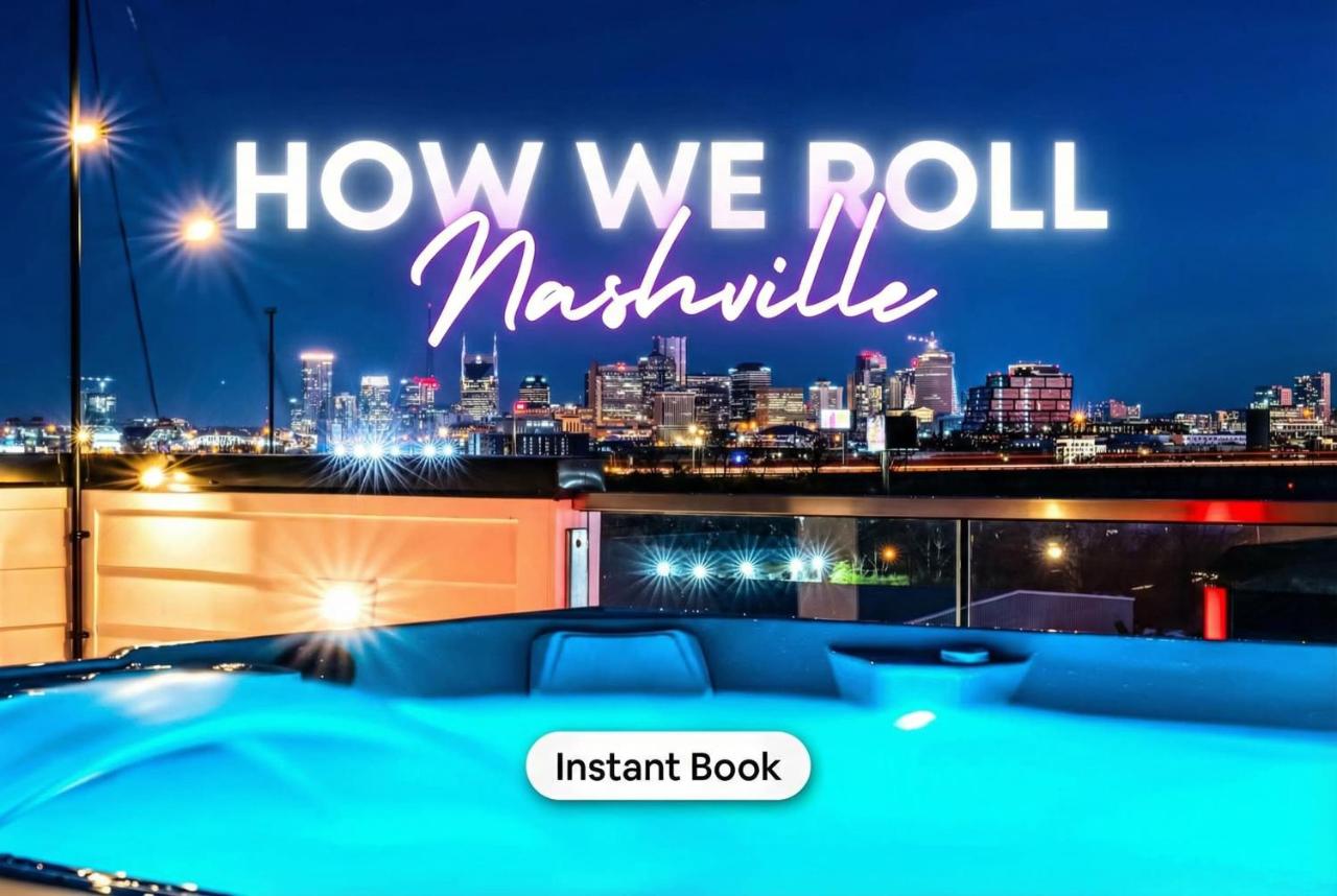New How We Roll Rooftop - Hot Tub with Views - 13 Beds