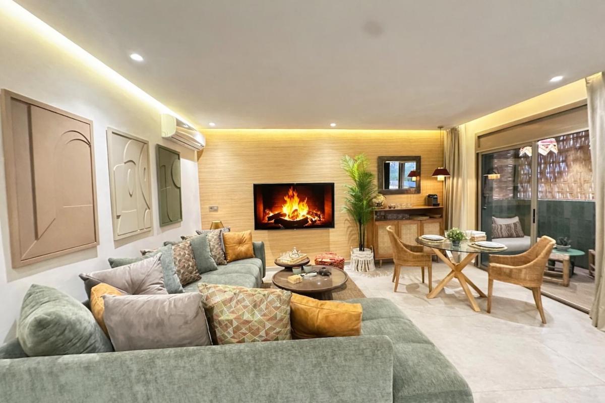 Marrakesh Guéliz Chic fiber studio & terrace corner