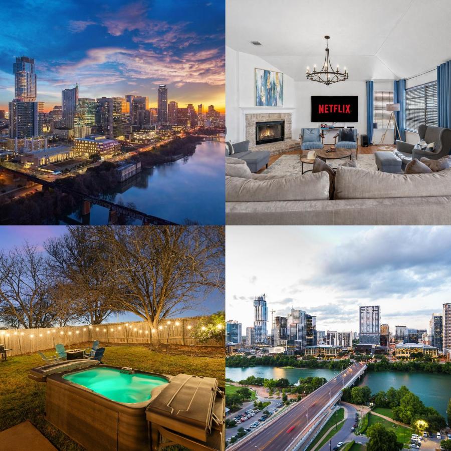 Luxury Austin Retreat I Hot Tub I Fireplace 4BR