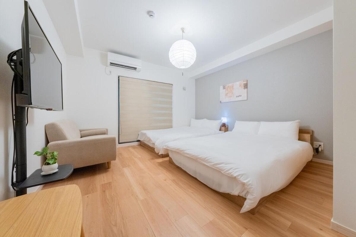 1棟貸切 独立した5部屋を利用 ベッド10台 バスルーム5台 大人数に最適