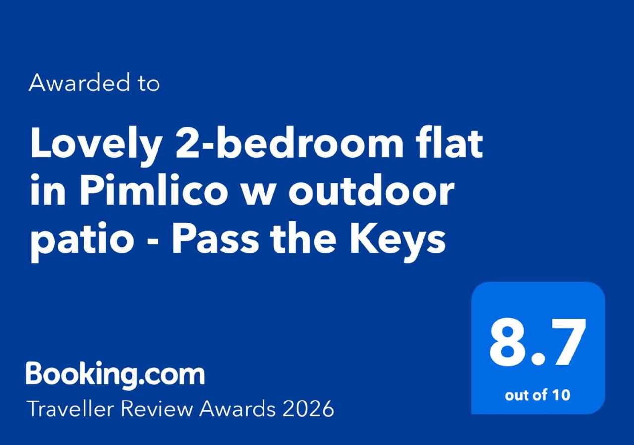 Lovely 2-bedroom flat in Pimlico w outdoor patio - Pass the Keys - 5