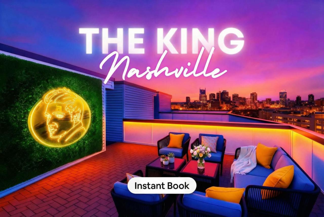 New Luxe Nashville Central Roofdeck 13 Beds