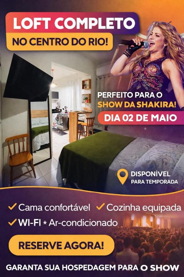 Loft na rua Riachuelo, no Centro do Rio de Janeiro