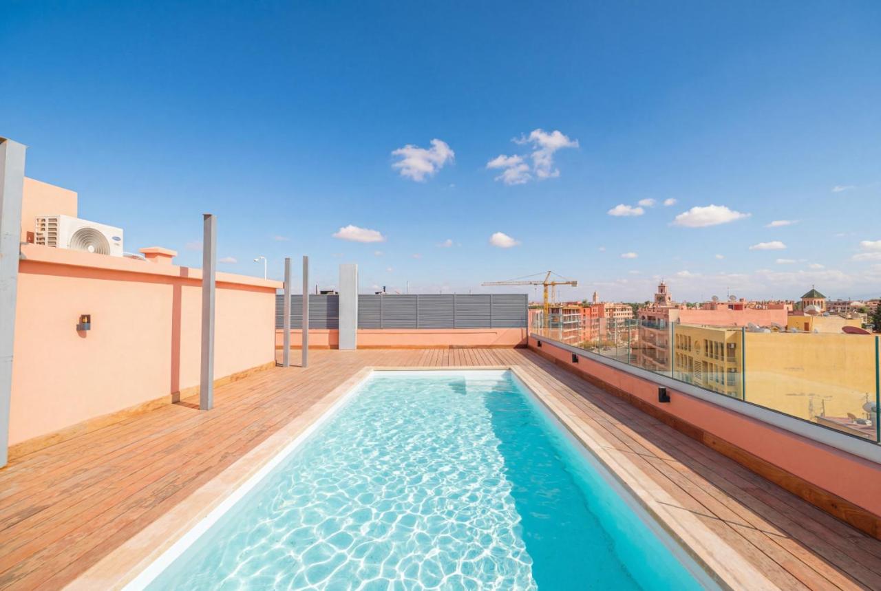 Centre de Gueliz et terrasse avec piscine - 4