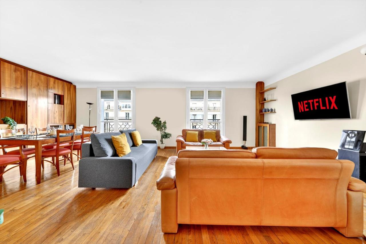 Quartier Arc de Triomphe 2 Bedroom Apartment with Netflix - 5