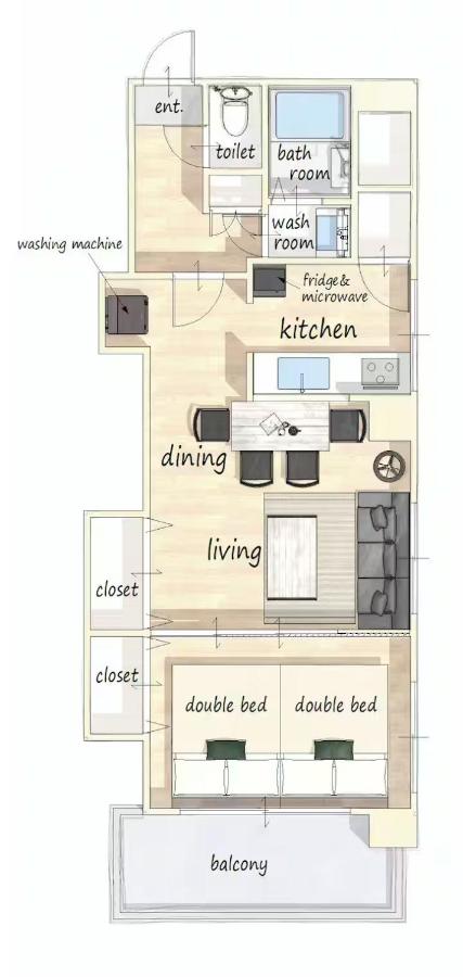 Near Shibuya&Shinjuku Renovated 1LDK Central Tokyo - 4