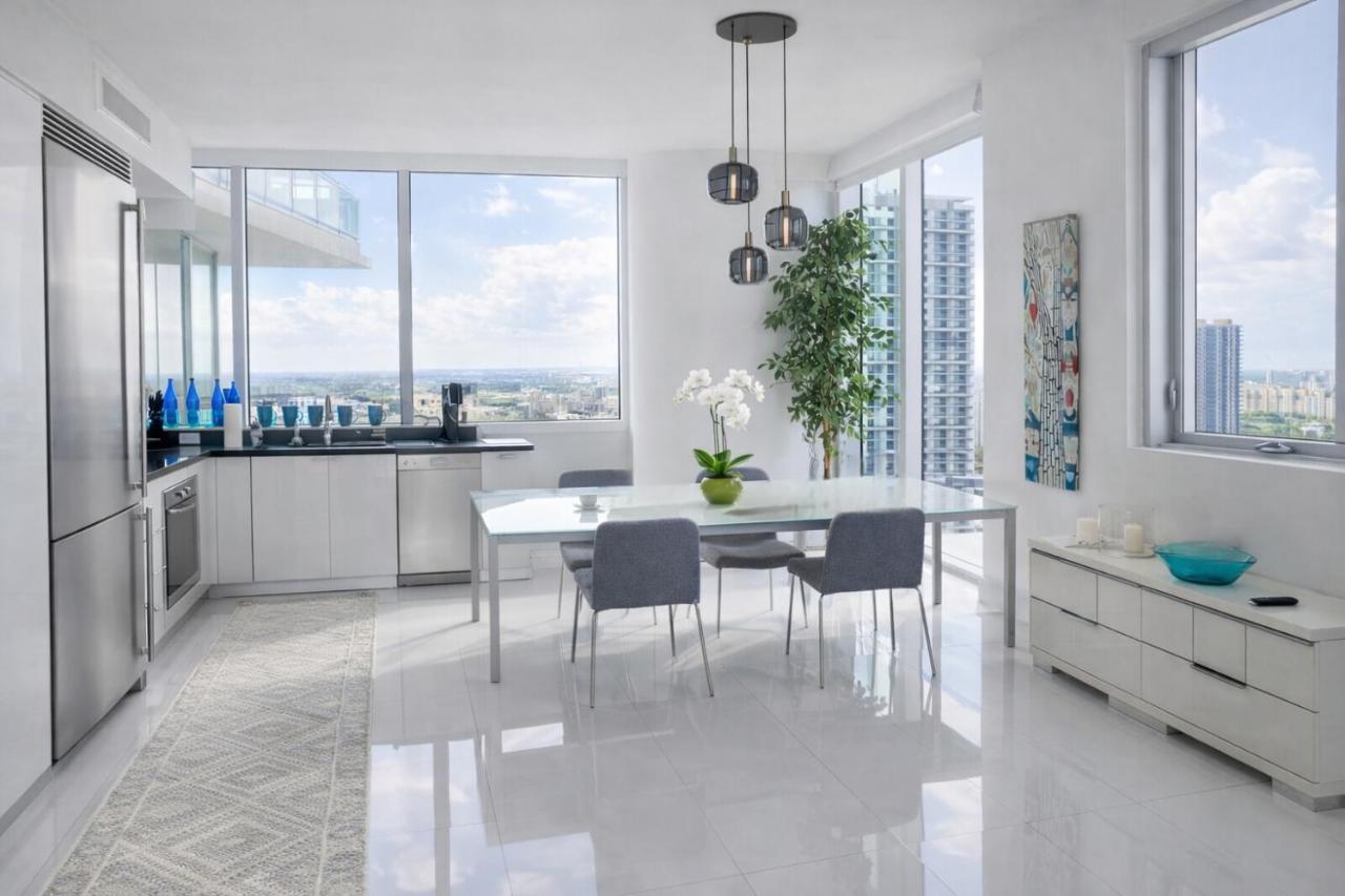 Brickell Corner Unit, double exposure Sunrise and Sunset, long term only - 5