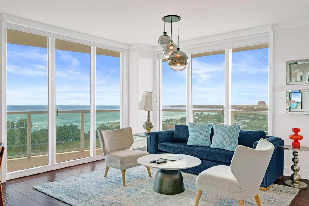 Bright Spacious 2BR Miami Retreat Balcony View