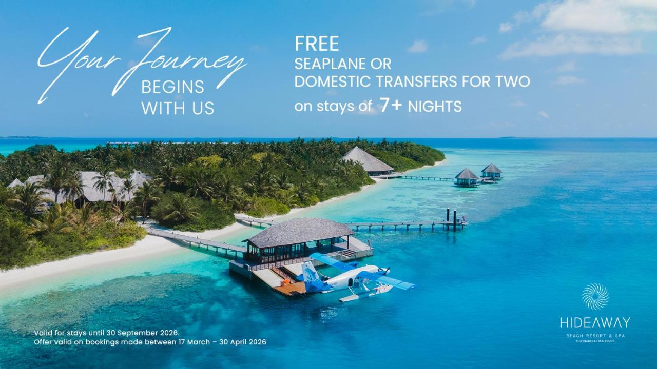 Hideaway Beach Resort & Spa - COMPLIMENTARY RETURN Shared Seaplane or Domestic Flight for two guests for a minimum of 7 nights or more for stays until 30th September 2026 - 2