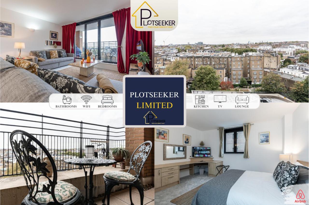 Kensington Luxury 2BR Balcony Sleeps 8 Lift