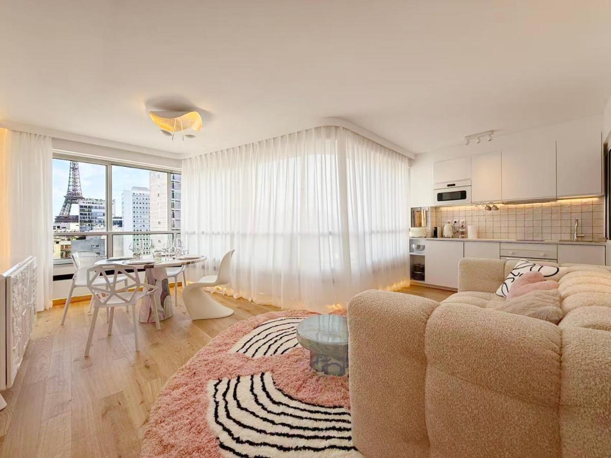 Contemporary artist style panoramic EiffelTower AC - 4